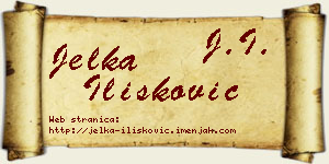 Jelka Ilišković vizit kartica